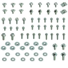 Specbolt Fasteners 707273363138 70pc Fits Cr Crf Body 70 Pieces Factory Size Hardware Silver Zinc