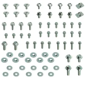 Specbolt Fasteners 707273363138 70pc Fits Cr Crf Body 70 Pieces Factory Size Hardware Silver Zinc