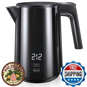 Ssyfei B0dgx3rj71 Electric Kettle 1.0l 1200w Fast Heat Auto Shut-off Boil-dry Protection 7 Temp