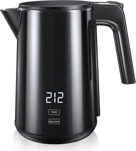Hb-k185a Ssyfei Electric Kettle 1.0l 1200w Fast Heat With Auto Shut-off Boil-dry Proof 7 Temp