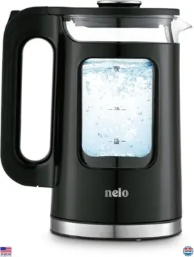 B0db6ncwfy Stanley Electric Kettle 1.7l Double Wall Keep Warm Auto Shut-off Bpa-free Black