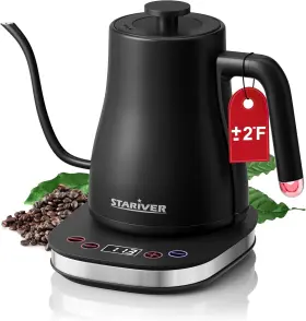 Stariver 313047997944 Gooseneck Electric Kettle With 5 Temperature Control Presets Pour Over