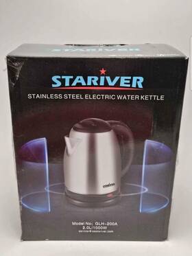 Stariver Glh200 2.0l Stainless Steel Electric Tea Kettle 1000w Hot Water