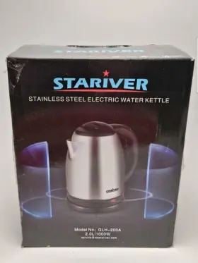 Glh200 Stariver 2.0l Stainless Steel Electric Tea Kettle 1000w Hot Water