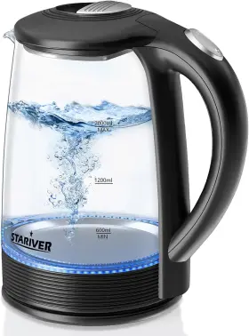 S620 Stariver Electric Kettle 2l Tea Bpa-free Glass With Led
