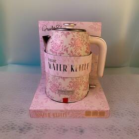 Studio Dsskp4-bls Dwell Electric Water Kettle Pink Floral Pattern New In Factory Packaging