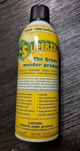 Superzilla 858008001099 300 Ml 10.14 Oz Aerosol Can Of Inch The Green Wonder Product Smooth