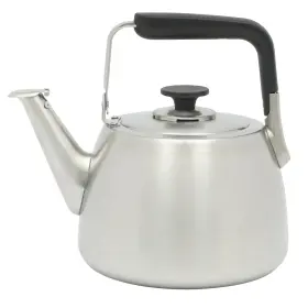 Sur La Table 085081650542 Kitchen Essentials Large 2 Quart Heavy Gauge Brushed Stainless Steel Whistling T
