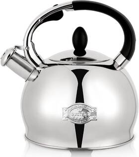 Susteas 313109378322 Stove Top Whistling Tea Kettle - Food Grade Stainless Steel Teakettle Te