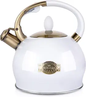 Susteas 445003792799 Stove Top Whistling Tea Kettle - Food Grade Stainless Steel Teakettle Te