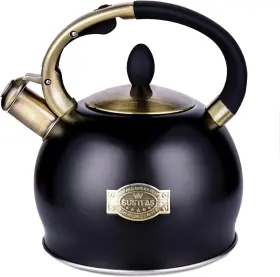 Susteas 694026851045 2.64 Quart Stove Top Whistling Surgical Stainless Steel - Scratch And Dent