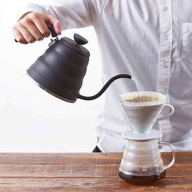 Swan Sk34020bn Swan-necked Water Kettle V60 Buono 1200 Ml Matt Black New From Japan Free Ship