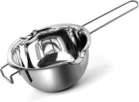 Sysmie Db-00-s Double Boiler Stainless Steel Pot For Melting Chocolate Candy 480ml Silver