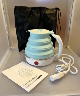 Bsh-70 T-magic Travel Foldable Electric Kettle Collapsible Food Grade Silicone