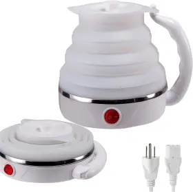 T-magitic 313115643681 Travel Kettle Fordable Electric Collapsible Dual Voltage Boil Wa
