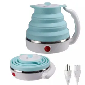 T-magitic 972698651205 Travel Foldable Electric Kettle Collapsible Food Grade Silicone Small