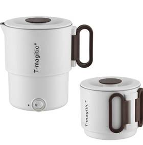 T-magitic Hf051b T-magitic Portable Electric Kettle Dual Voltage 110v/220v Stainless Steel