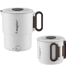 Hf051b T-magitic Portable Electric Kettle Dual Voltage 110v/220v Stainless Steel
