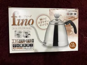 Off-101 Taikei-fino Takei Drip Kettle 1.2l Goose Neck Coffee Pot Tea Ih Made In Japan