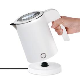 Tanannbay 712396448099 0.5l Small Portable Electric Tea Kettle Stainless Steel Travel Mini Electric