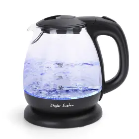 300104iaz Taylor Swoden Glass Electric Kettle 1l Black