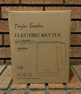 B30203l6c Taylor Swoden 1500w Jasmine 1.5l Electric Kettle Double Wall Cool Touch