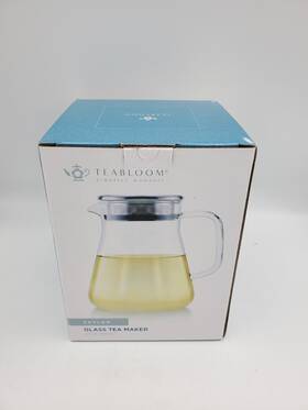 Teabloom 810019871245 Ceylon Glass Tea Maker 27 Oz