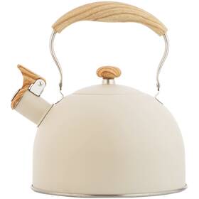 Tedswait 774980056998 2.6 Quart/2.5 L Whistling Tea Kettles With Wood Grain Adjustment Nylon Handle