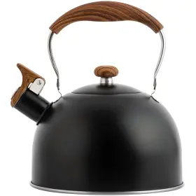 Xz-302 Tedswait Whistling Tea Kettles With Wood Grain Adjustment Nylon Handle 2.3 Quart Capacity