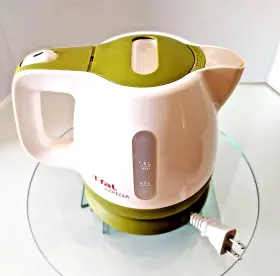 Bf802 Tefal T-fal Apresia Japan Electric Tea Kettle/pot Green/white Ultra Rare Euc