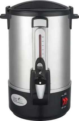 The Classic Kitchen 890665002828 28 Cup Capacity Hot Water Boiler Urn With Twisloc Safety Tap