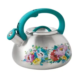 16494 The Pioneer Woman Sweet Romance Stainless Steel Whistling Tea Kettle