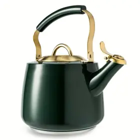 Tt1063p Thyme & Table And Stainless Steel Stovetop Kettle 1.8l Hunter Green