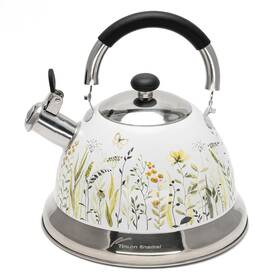 Tinlon Enamel Aw-t11000c Tea Kettle 3.1 Quart Whistling Pot For Stove Top Food Grade 304 Stainle