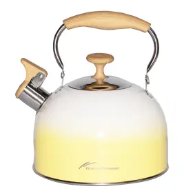 Yb-zs2 Tinlon Enamel Tea Kettle 2.5 Quart /2.4 Liter Whistling Food Grade Stainless St