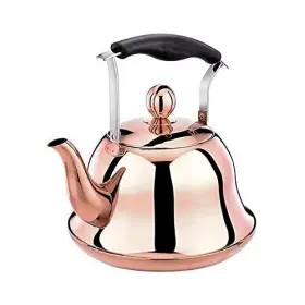 Tkus 764799199290 Whistling Kettle Infuser Loose Leaf Stainless Steel Teapot Rose Gold Tea Stov