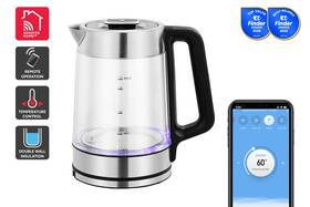 Todo Hhb8702d Kogan Smarterhome 1.7l Double Wall Glass Smart Kettle Stainless Steel