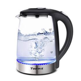 Topwit B07vl1668q Electric Kettle Glass Hot Water 2.0l Warmer Bpa-free Stain