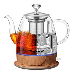 Topwit T615wd Electric Kettle Glass For Hot Water Tea And Coffee Dual Purpose Design Bpa