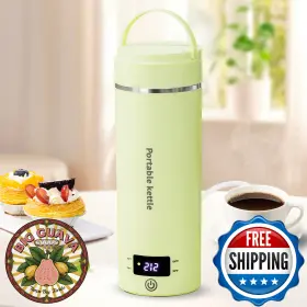 B0czjxljnj Touxila Travel Electric Kettle Portable Mini Small Hot Water Boiler With 4 Temper