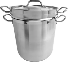 Truecraftware-16 Truecraftware Tc-db416 Quart Stainless Steel Double 16 Quarts