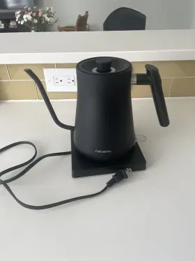 Fkt003 Ultra Gooseneck Electric Kettle Fabuletta 1500w Fast Boiling Water Black