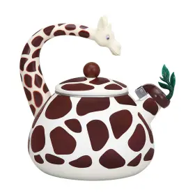 A-71501 Up Upware Enamel On Steel Whistling Tea Kettle Stovetop Teakettle 2.1 Quart G
