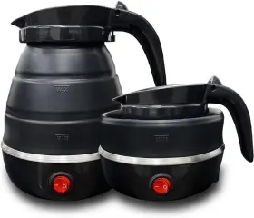 Vanzo 705353919077 Foldable Electric Travel Kettle - Portable And Convenient Silicone Collapsible
