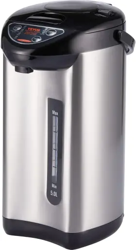 Eka-5.0ed Vevor Hot Water Dispenser 5.3 Qt/169 Oz Boiler Warmer 4 Temperatures 3-way
