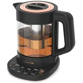 Viant 851316007661 Electric Kettle With Tea Infuser For Loose Leaf Tea. Hot Maker Wit