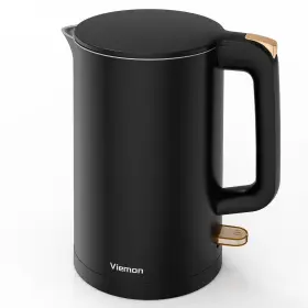 B0ff46krwg Viemon Electric Kettle 1.7l Double Wall Stainless Steel Cool Touch Water Boiler 1500w