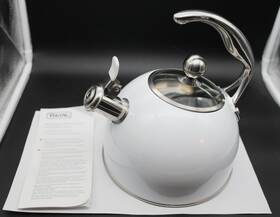 Viking 40018-9339sw 2.6 Quart 3-ply Encapsulated Stainless Base Aluminum Core Tea Kettle Nwot