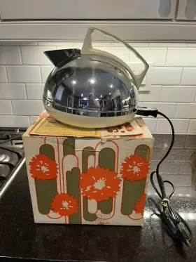 Viking 5050 Vtg Eaton Electric Kettle Chrome Mcm Model With Box 1500 Watts Canada