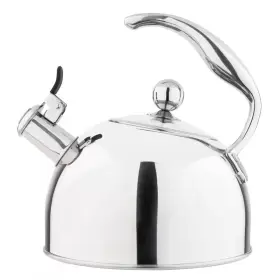 10-cups Viking 711181154160 2.6 Quart Stainless Steel Whistling Kettle With 3-ply Base Mirror Finish